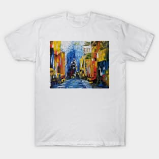 Colorful City Painting, Modern Art, Modern City Art, Abstract NYC, NYC artwork, Manhattan artwork, city decor, NY art T-Shirt